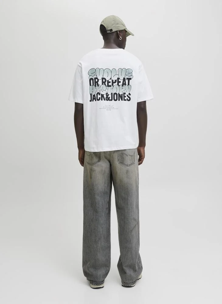 JACK & JONES Jjwobly Crew Neck T-Shirt