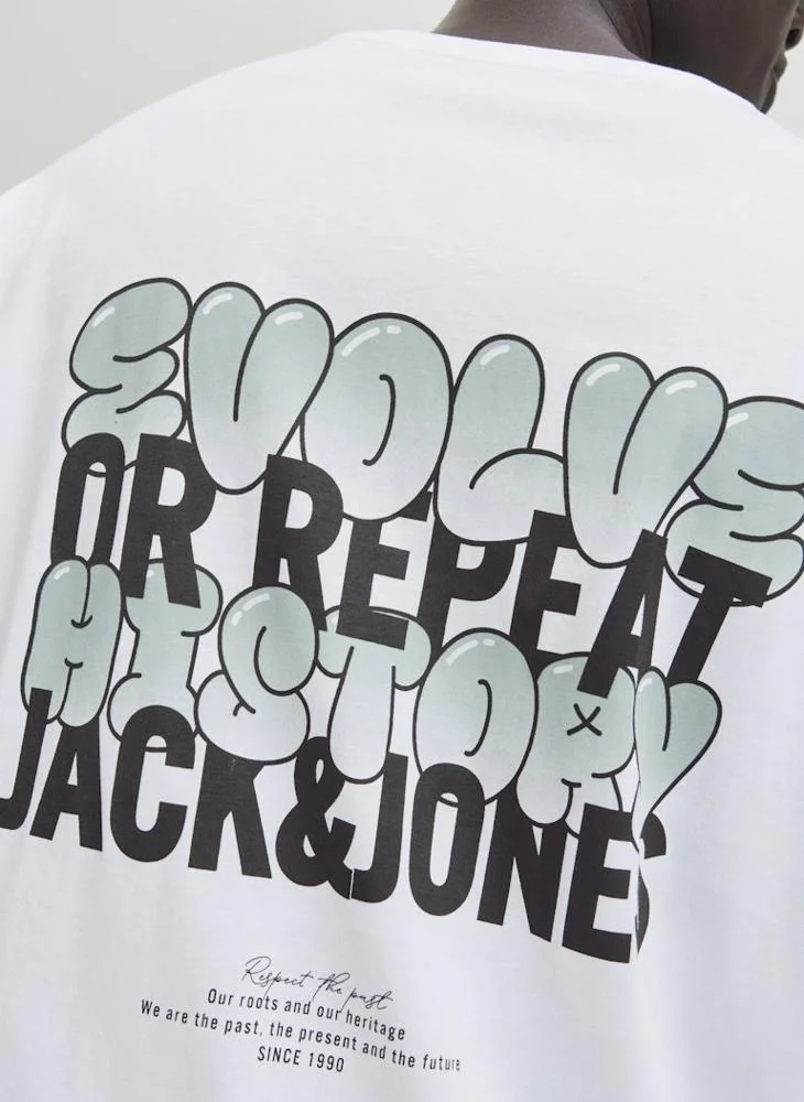 JACK & JONES Back Print Regular Fit T-Shirt