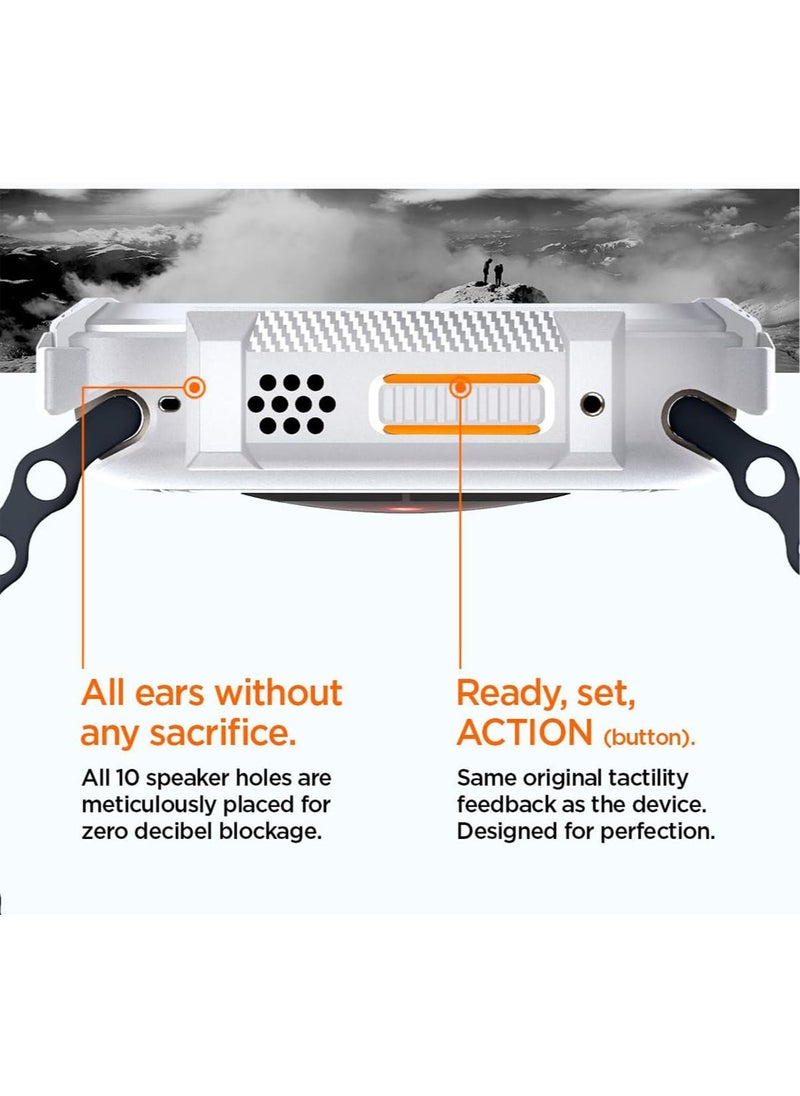 Spigen - Rugged Armor for Apple Watch Ultra 2 Case / Apple Watch Ultra 49mm Case Cover - White - Image 1