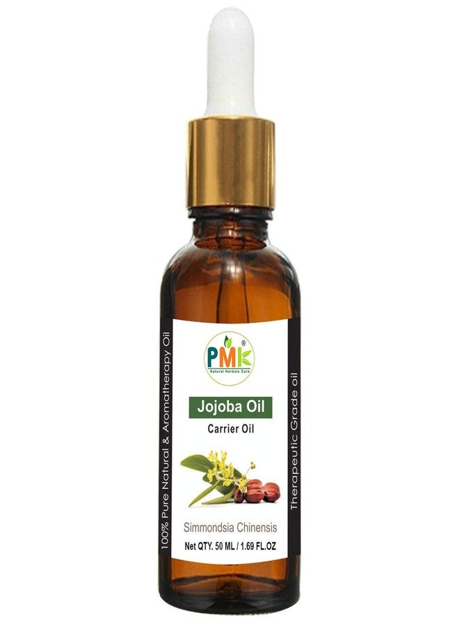PMK Pure Natural Jojoba Cold Pressed Carrier Oil for Hair and Skin Care (50 ML) - Image 1