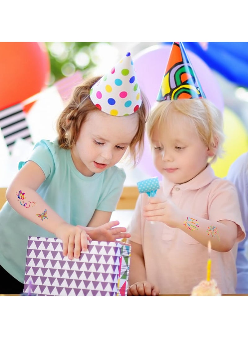 قوس قزح أورينبو 16 ورقة وشم مؤقت للألعاب النارية، لوازم الحفلات، هدايا وديكورات، ملصقات وشم مقاومة للماء، احتفالات رمضان ورأس السنة الجديدة - Image 4