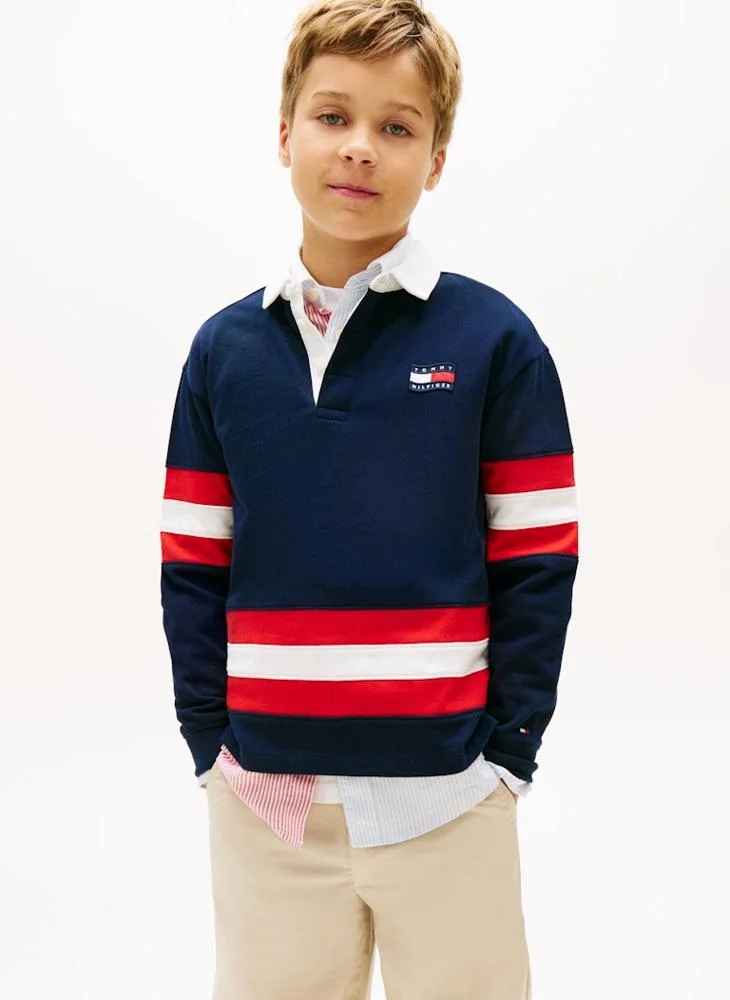 تومي هيلفيغر Kids Hilfiger Graphic Rugby Polo