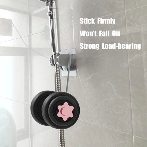 Lofekea Strong Adhesive and Waterproof Shower Head Holder, Adjustable Handheld Shower Holder Wall Mount Shower Bracket by Lofekea - Image 2