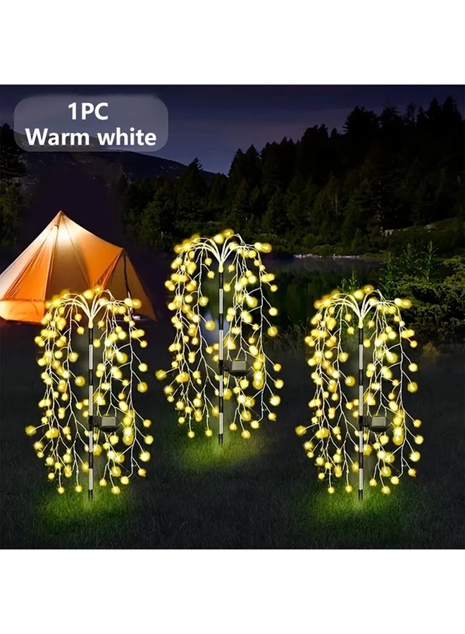 Solar Firecracker Lawn Light 8 Modes Auto On Off Outdoor Garden Pathway - Image 1