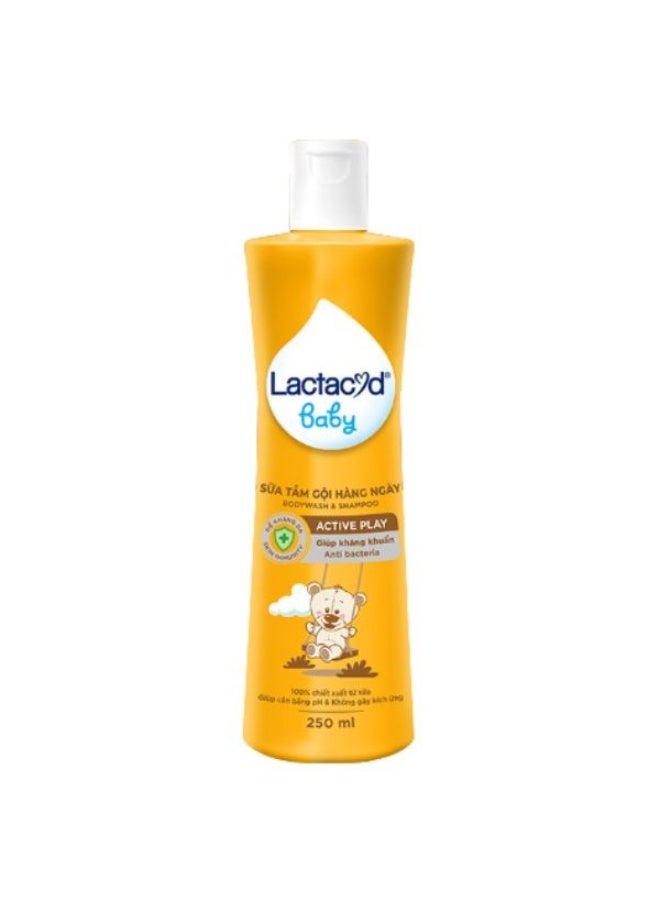 Lactacyd Baby Body Wash & Shampoo - Active Play 250ml - Image 1