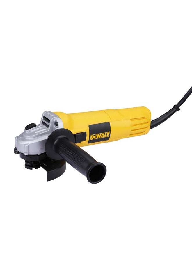 DEWALT - DEWALT DW802-IN, 850W, 4'' (100mm) Heavy Duty Angle Grinder Engineered For Heavy Duty Applications with Spindle Lock and Slide switch, 2 Year Warranty (SIDE HANDLE INCLUDED) - Image 1