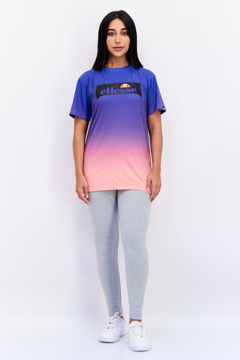 Ellesse تي شيرت تدريب قصير الأكمام للنساء، متعدد الألوان - Image 4