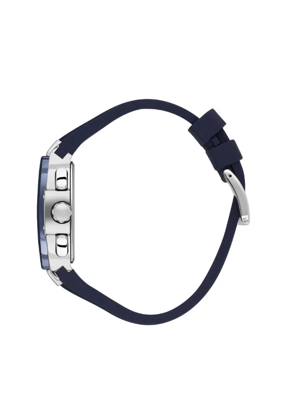 BEVERLY HILLS POLO CLUB Beverly Hills Polo Club BP3628X.699 Men's Multi Function Display Watch & Silicone Strap Dark Blue
