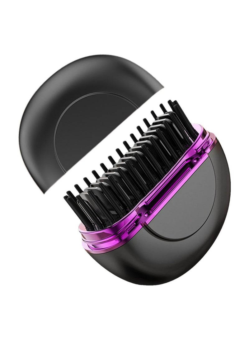 general Portable Cordless Hair Straightener Brush, Rechargeable Hair Straightener for Home, Travel, Dorm, Gray Three-Speed Temperature Controlled Hair Straightener - Image 1