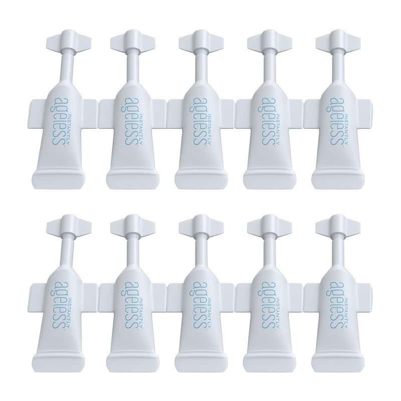 Instantly Ageless - Instant Face Lift in a Vial - Skin Care for Anti Aging face cream - Instant Under Eye Bags Remover - Facelift 10 Vials - Image 1