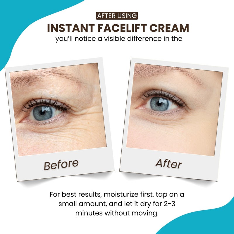 Instantly Ageless - Instant Face Lift in a Vial - Skin Care for Anti Aging face cream - Instant Under Eye Bags Remover - Facelift 10 Vials - Image 4