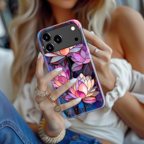 Goodon for iPhone 17 Pro Case Cute,Aesthetic Vintage Small Red Wildflower Girly Shell,Compatible with Magsafe,Trendy Unique Cool Retro Western Protective Slim Silicone Phone Cover for Women Girls - Image 4