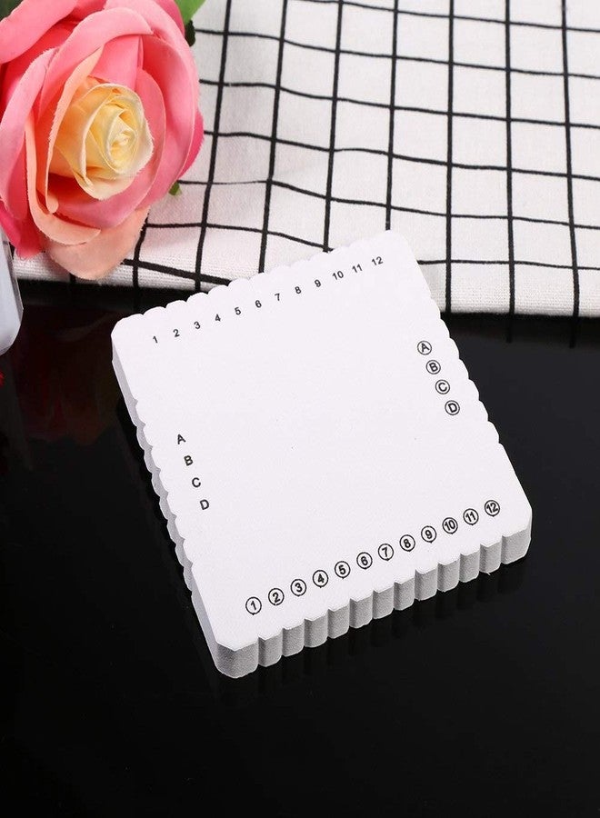 Nikou 2Pcs Braiding Disk - Round Square Kumihimo Disk Macrame Braided Cord String Bracelet Handmade Weaving Disk - Image 5