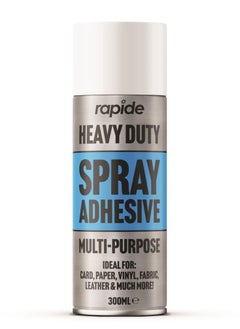 Rapide Products Rapide Spray Glue 300ml - Powerful Adhesive Designed to Provide a Strong and Quick Bond for a Wide Range of Materials. Excellent Solution for Crafts, Repairs, and Household Applications  - Image 1