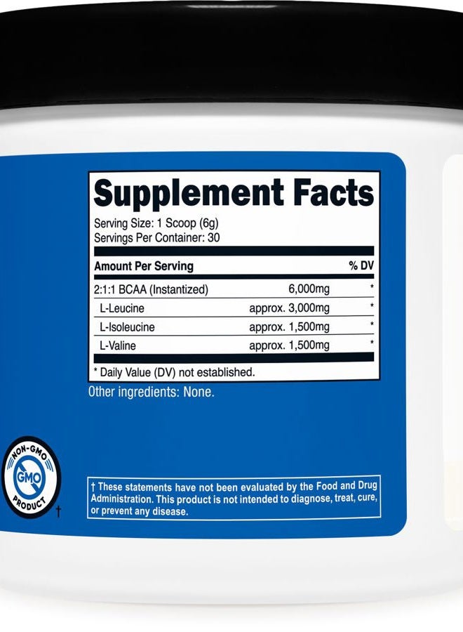 Nutricost BCAA Powder (Unflavored, 30 Servings) - Vegetarian, Non-GMO, Gluten Free, Optimal 2:1:1 Ratio - Image 5