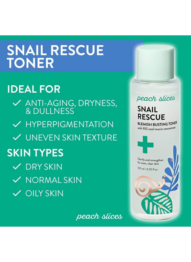 Each Slices ; Snail Rescue Blemish Busting Toner ; 95% Snail Mucin ; Pore Cleaner ; Hydrates & Balances ; Korean Skin Care ; Cica ; Hyaluronic Acid ; Noncomedogenic ; Crueltyfree ; 4.05 Oz - pzsku/ZE5B12B6A1956848AC9D9Z/45/_/1696067686/03c9c069-38df-4a3b-b04e-3fe910fbec4f