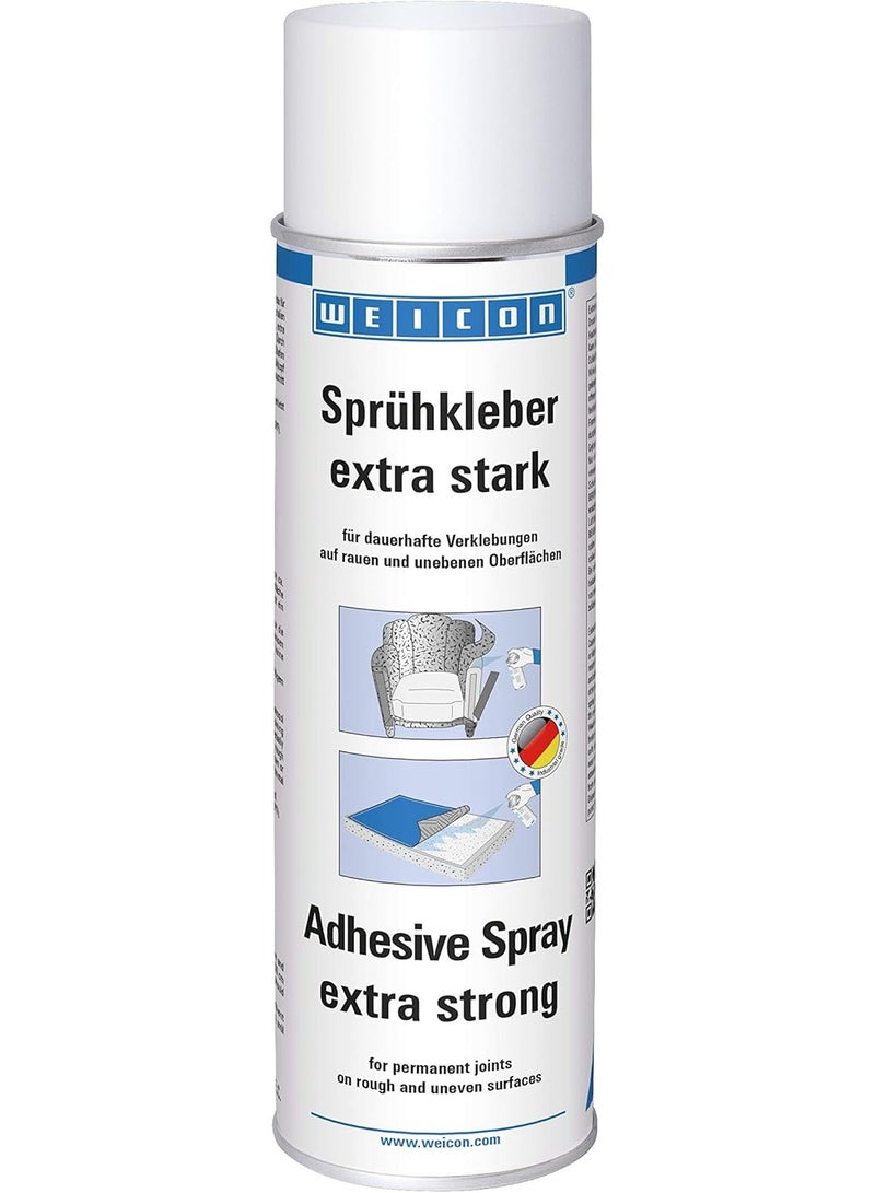 Weicon Adhesive Spray extra strong | 500 ml | Transparent | Universal adhesive for extra strong bonds