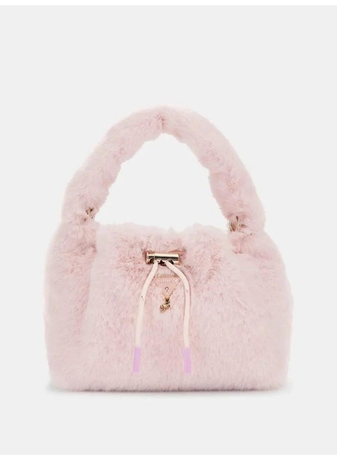 GUESS Kids Faux Fur Handbag Girls