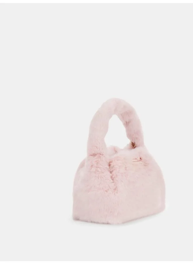 GUESS Kids Faux Fur Handbag Girls