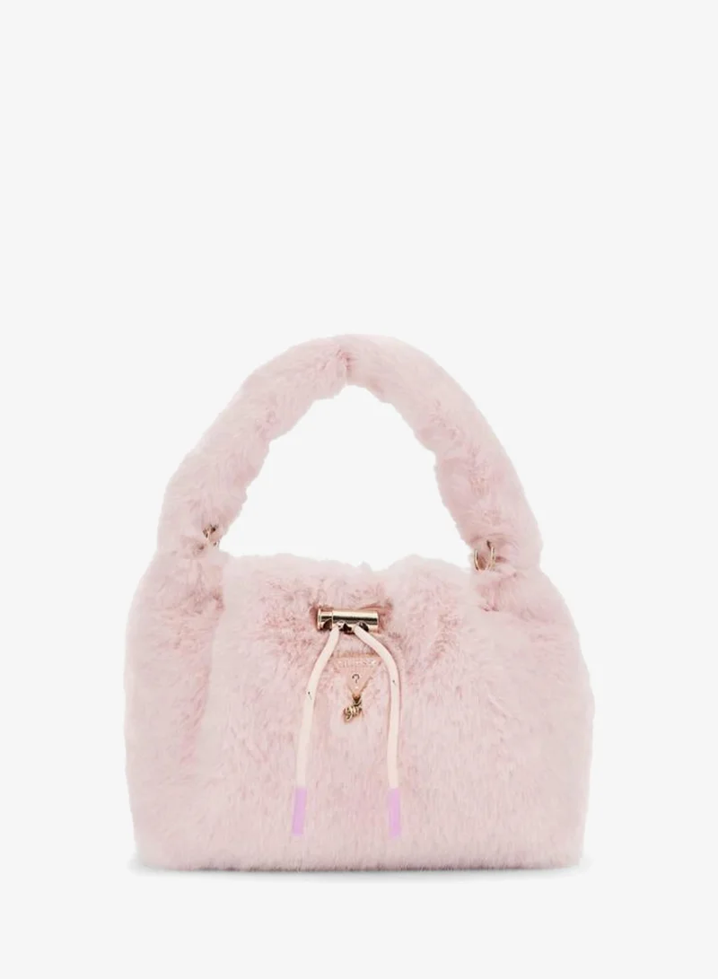 GUESS Kids Faux Fur Handbag Girls