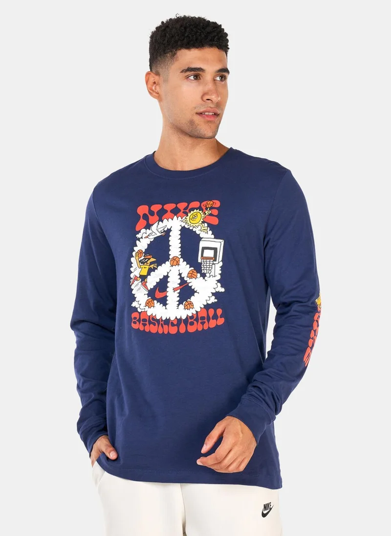 Nike Men's Graphic Long-Sleeve T-Shirt