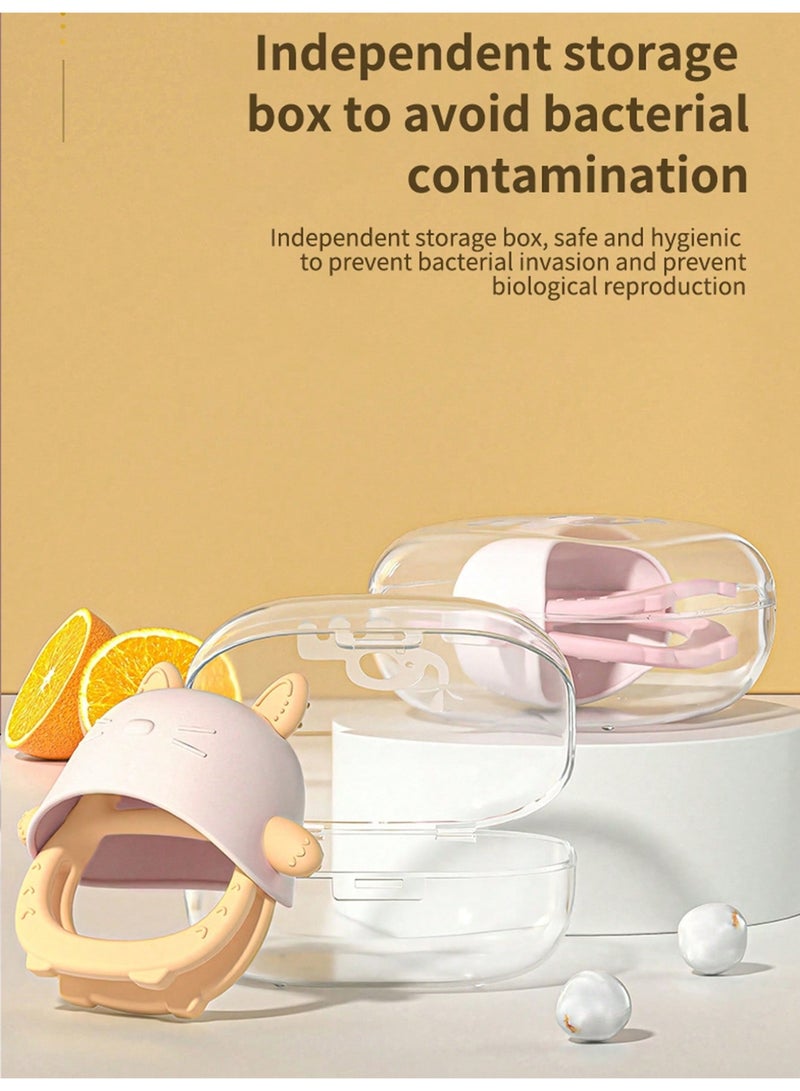 ألعاب التسنين للأطفال، ألعاب التسنين، عضاضات الأسنان للأطفال من 3 إلى 6 أشهر، ألعاب المضغ للأطفال، قفازات التسنين الخالية من مادة BPA ذات الملمس الناعم لاستكشاف الحواس وتخفيف حكة التسنين - Image 4