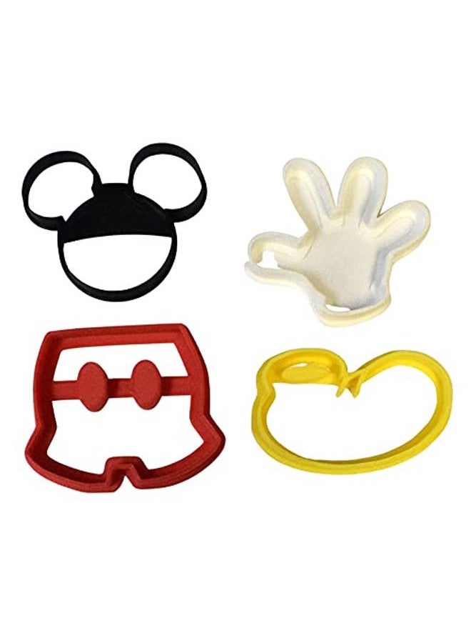 YNGLLC THEME MAGICAL MOUSE CARTOON CHARACTER SET OF 4 COOKIE CUTTERS MADE IN USA PR506 - Image 1