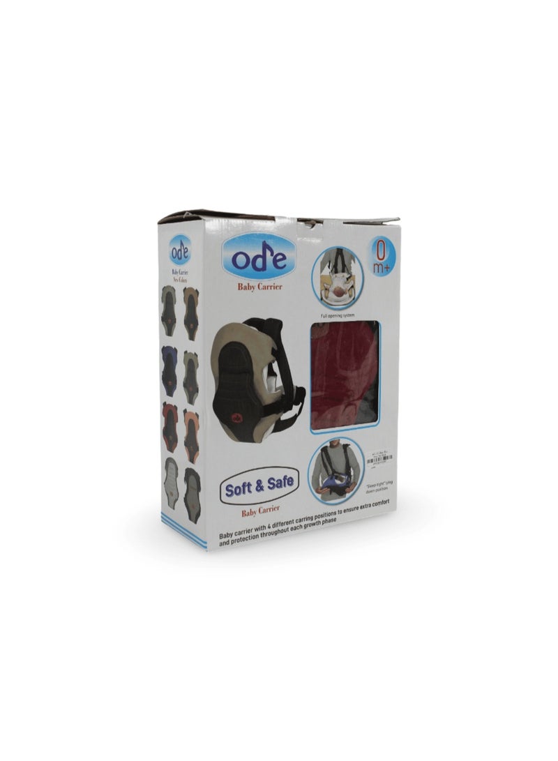 Ode Soft & Safe Baby Carrier – Burgundy - Image 2