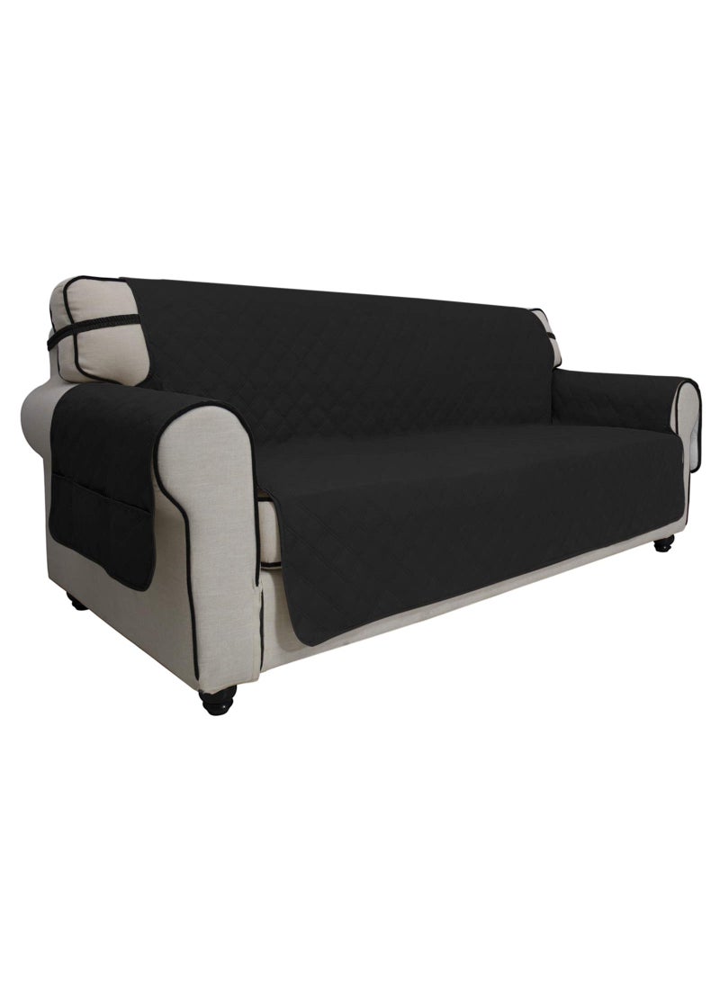 Easy-Going EasyGoing Sofa Slipcover Waterproof Couch Cover for 3 Cushion Couch Sofa Cover Furniture Protector Cover Pets Covers Washable NonSlip Fabric Pets Kids Children Dog Cat Sofa Ivory 