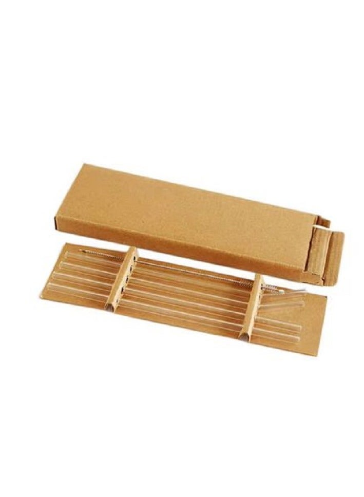 Reusable straws - 4 pieces + a special piece for cleaning the inside - Image 2