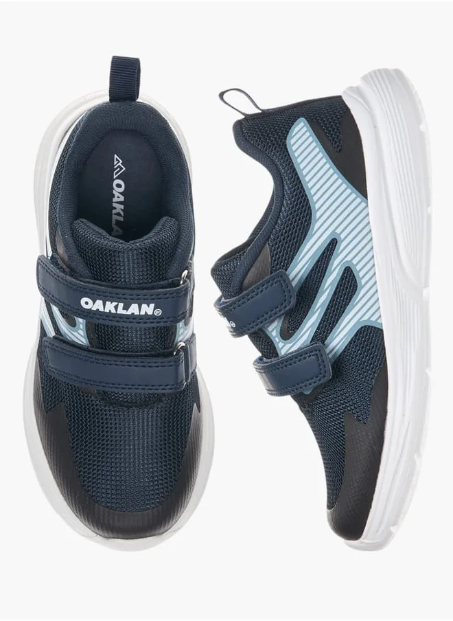 Oaklan by Shoexpress Boys Pull Tab Detail Sports Shoes with Hook and Loop Closure