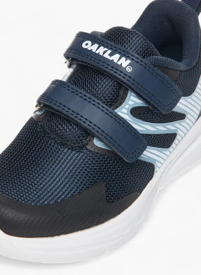 Oaklan by Shoexpress Boys Pull Tab Detail Sports Shoes with Hook and Loop Closure