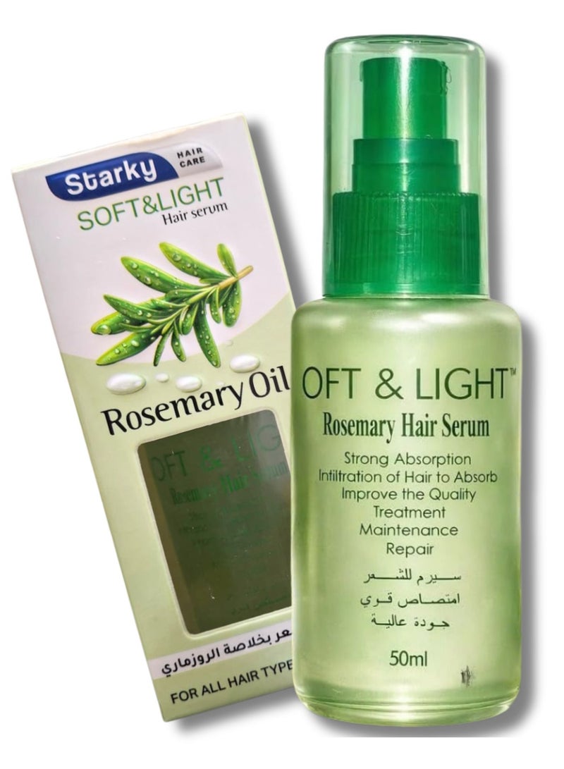 ستاركي سيروم ناعم وخفيف للشعر بزيت إكليل الجبل 50 مل - Image 1