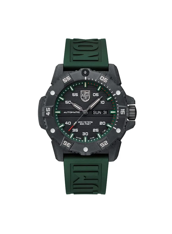 Men's Analog Round Shape Rubber Wrist Watch XS.3877 - 45 Mm