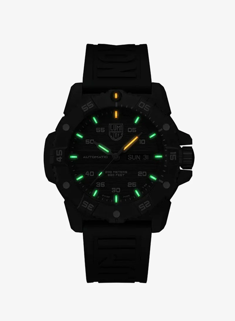 Luminox Men's Analog Round Shape Rubber Wrist Watch XS.3877 - 45 Mm
