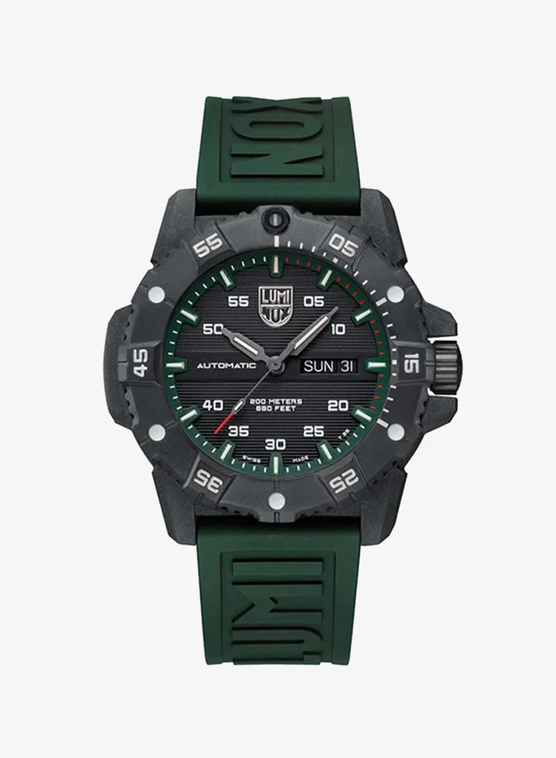 Luminox Men's Analog Round Shape Rubber Wrist Watch XS.3877 - 45 Mm