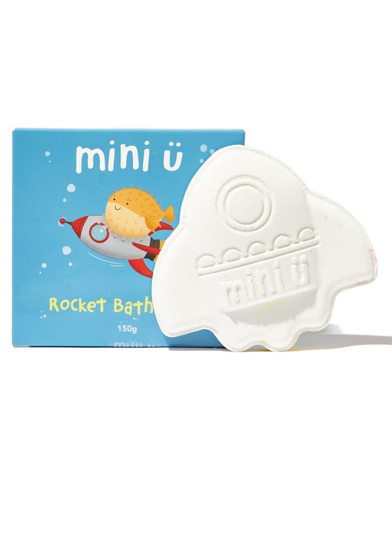 Mini U Pack of 3 Rocket Bath Bombs with Shea Butter - Moisturizing, Vegan, and Cruelty-Free, Perfect for a Luxurious and Soothing Bath Experience, Ideal Gift for Any Occasion - Image 1