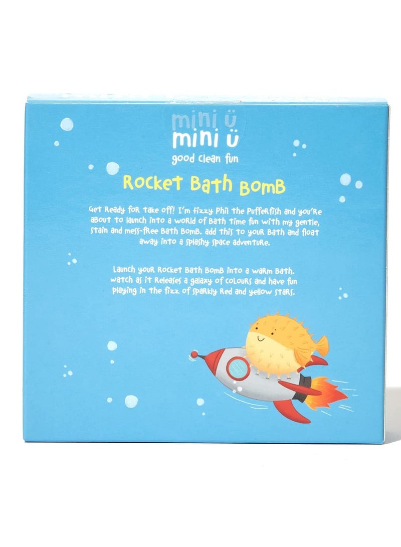 Mini U Pack of 3 Rocket Bath Bombs with Shea Butter - Moisturizing, Vegan, and Cruelty-Free, Perfect for a Luxurious and Soothing Bath Experience, Ideal Gift for Any Occasion - Image 3