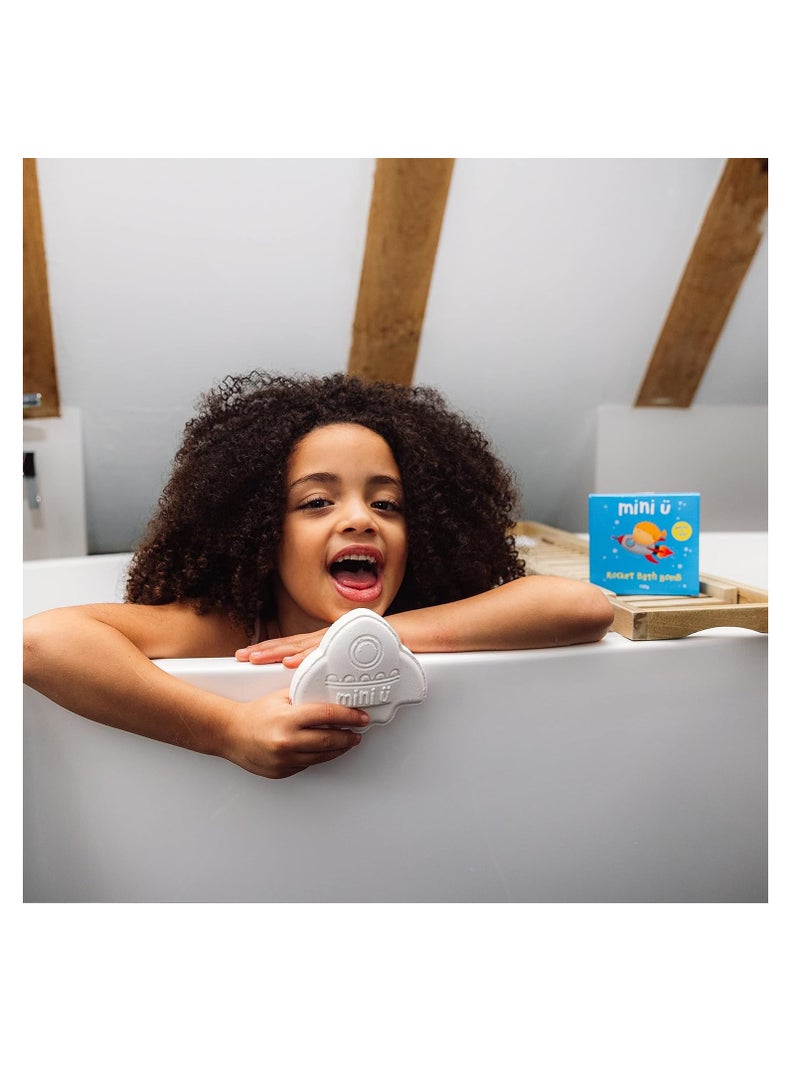 Mini U Pack of 3 Rocket Bath Bombs with Shea Butter - Moisturizing, Vegan, and Cruelty-Free, Perfect for a Luxurious and Soothing Bath Experience, Ideal Gift for Any Occasion - Image 4