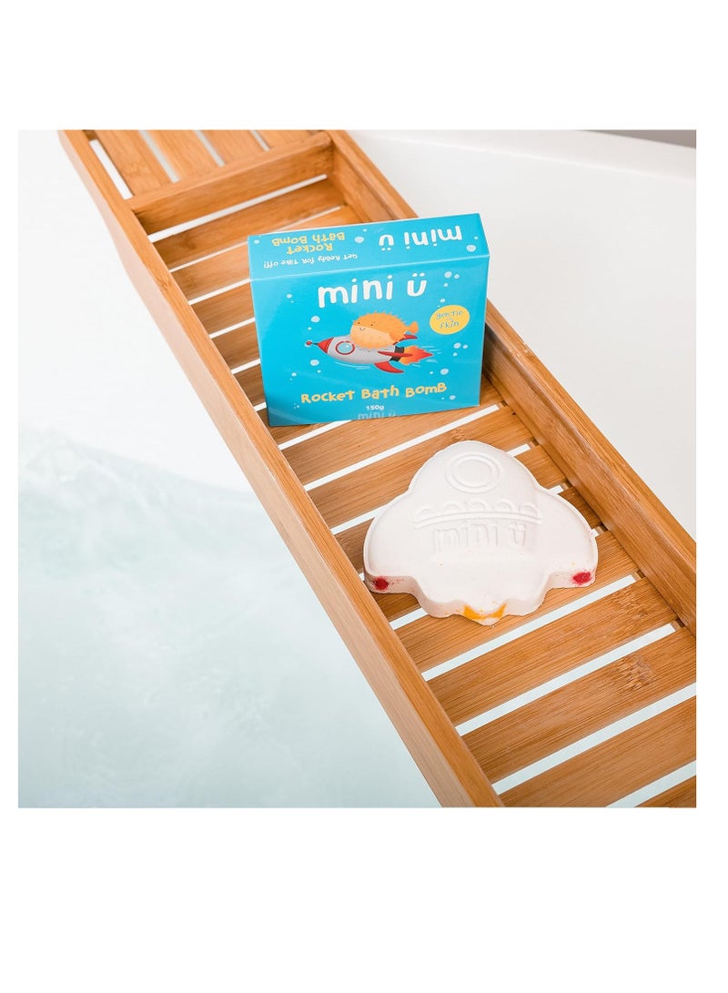 Mini U Pack of 3 Rocket Bath Bombs with Shea Butter - Moisturizing, Vegan, and Cruelty-Free, Perfect for a Luxurious and Soothing Bath Experience, Ideal Gift for Any Occasion - Image 5