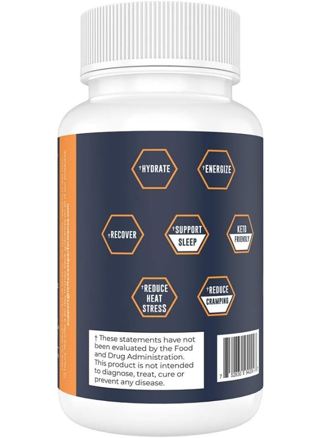 Left Coast Performance Keto Electrolyte Supplement (180 Capsules). Electrolyte Pills for Ketogenic Diet. Magnesium, Potassium, Sodium, Calcium Electrolyte Tablets for Rehydration - Image 5