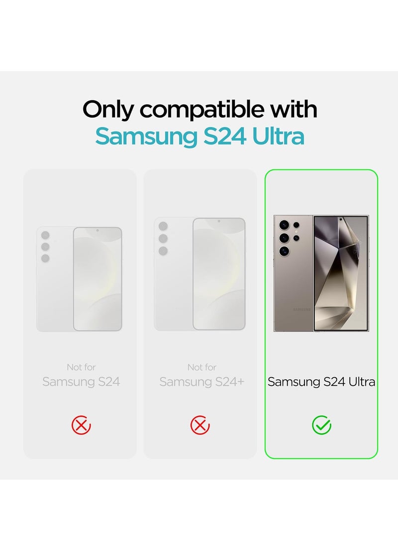 BORTONY - Samsung S24 Ultra Case Silicone Case with Galaxy S24 Ultra Screen Protector Slim Fit Camera Protection Shockproof Phone Case Cover for Galaxy S24 Ultra 6.8 inch - Image 1