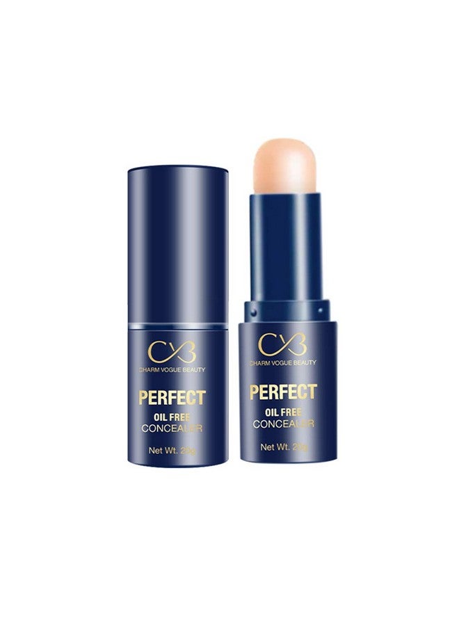 سي في بي C16 Perfect Oil Free Concealer Makeup Base Full Coverage Matte Finish Solid Stick Corrector لجميع أنواع البشرة (20 جرام، لون -03) - Image 1