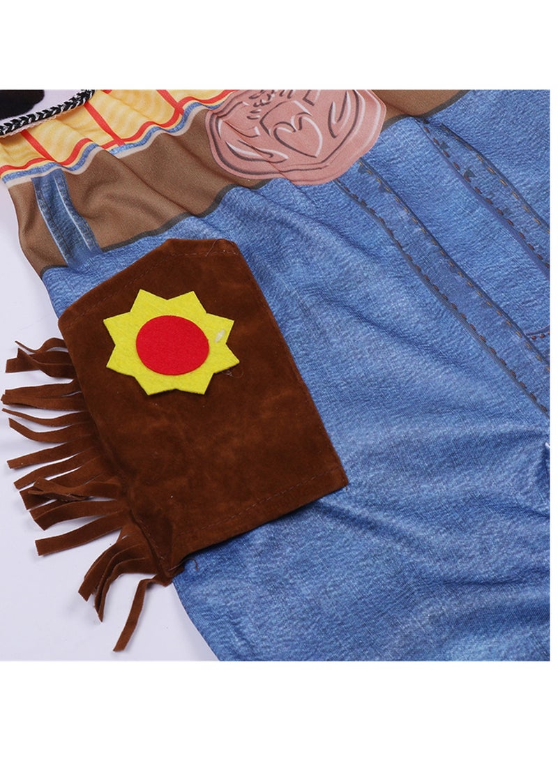 Cowboy Woody Children's Cosplay Cartoon Character Animation Role Play Costume Stage Dress Up Costume - Image 5