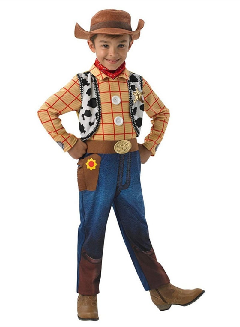 Cowboy Woody Children's Cosplay Cartoon Character Animation Role Play Costume Stage Dress Up Costume - Image 2