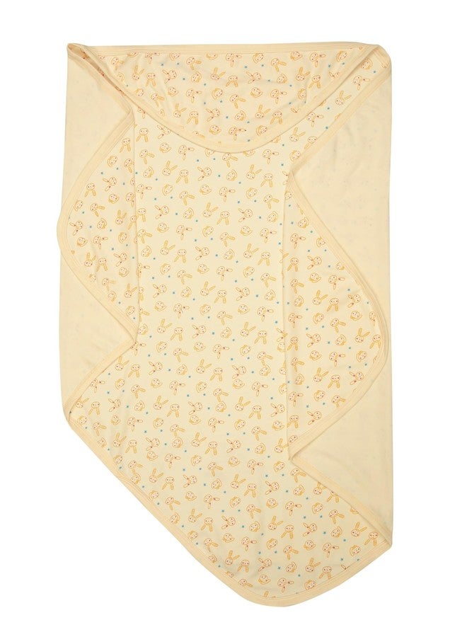 BODYCARE Unisex Baby Printed Hooded Wrapper - Skin - Image 2