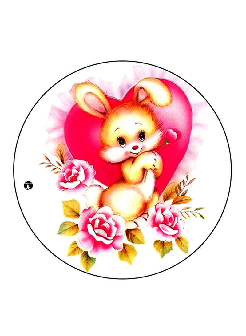 RKN Rabbit Printed Mouse Pad  Multicolour