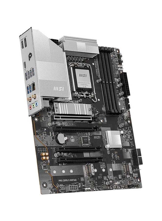 MSI Pro Z890-S Wi-Fi6E Atx Motherboard, Intel Z890 Chipset, Lga1851, Ddr5 8800+Mhz, Pcie 5.0 X16, 3X M.2 Gen5/Gen4, Wifi 6E, 2.5G Lan, Usb-C 20Gbps | 911-7E54-010 - Image 3