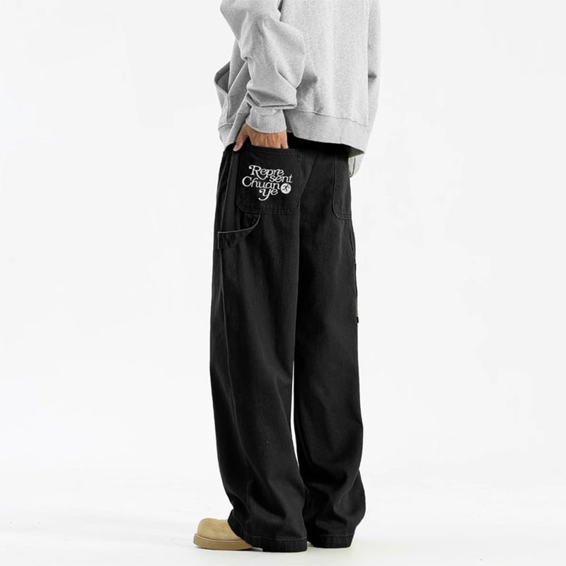Unisex Casual Daily Denim Jeans - Image 1