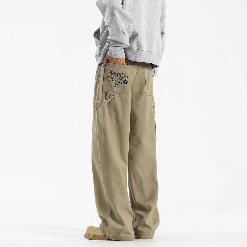 Unisex Casual Daily Denim Jeans - Image 2